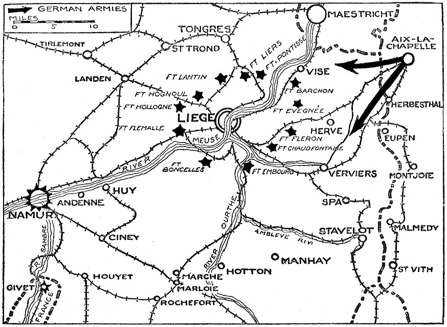 1914 Fortificações de Liége