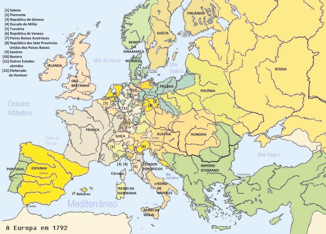 Europa em 1792 2